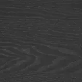 Dark wood texture with pronounced grain, swirling patterns, and matte open pore finish in shades of gray and black.